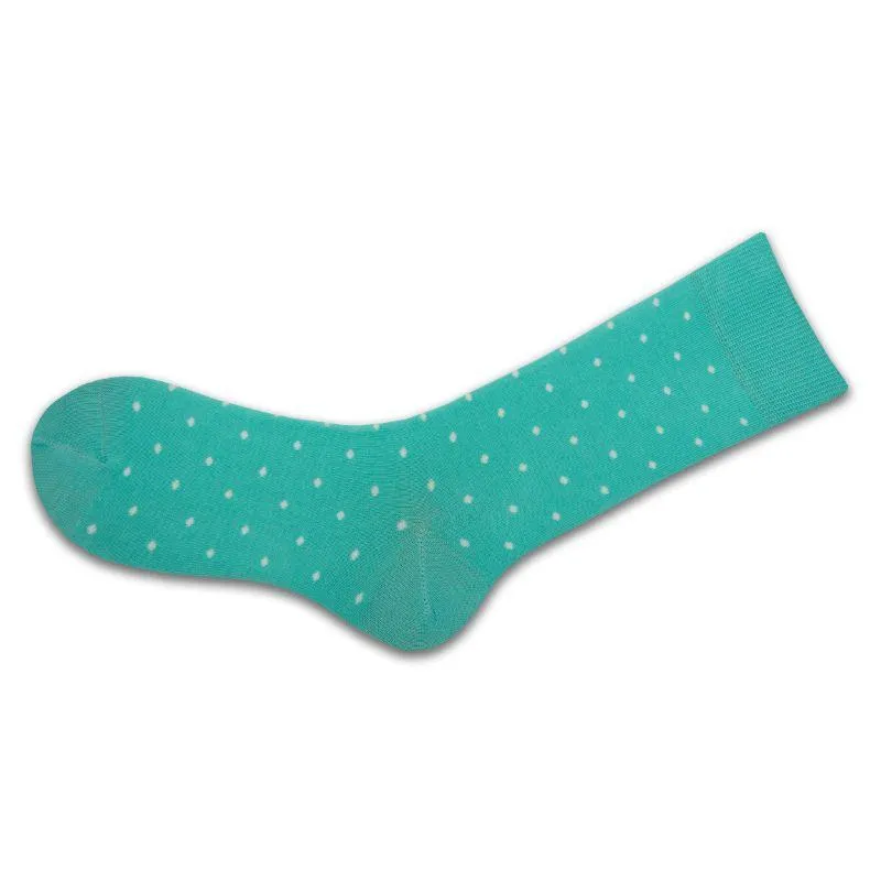 Combed Cotton Pin Dot Crew Casual Women's 3 Pr. Pack Socks
