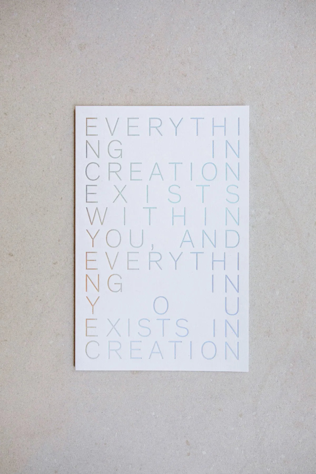 Creation Card