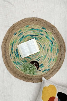 CREED -ROUND JUTE  RUG