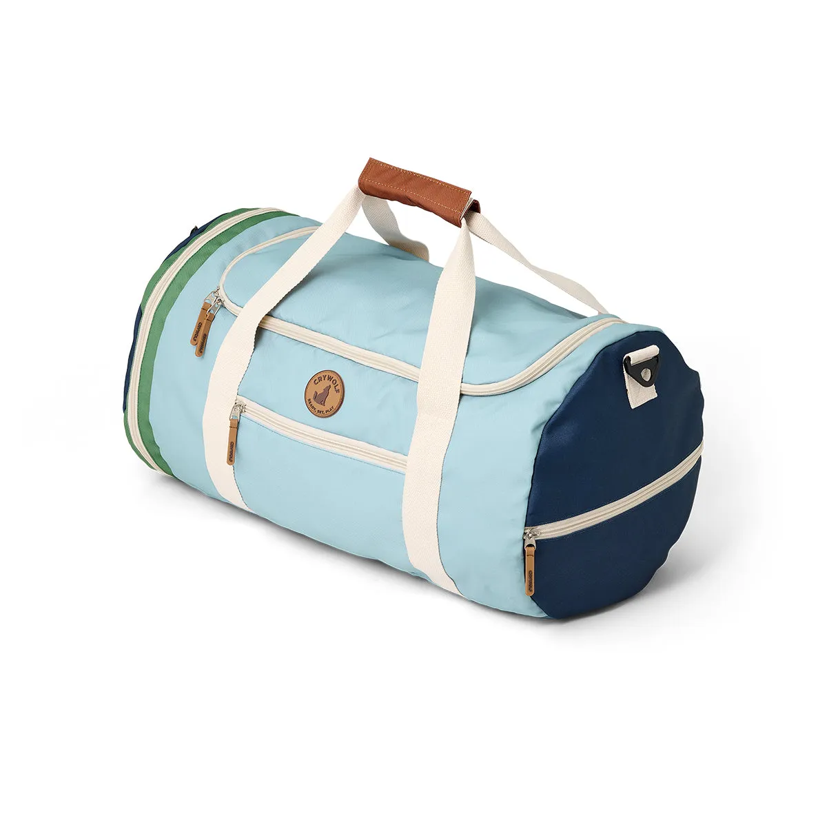 Crywolf Packable Duffel Bag - Ocean Colour Block