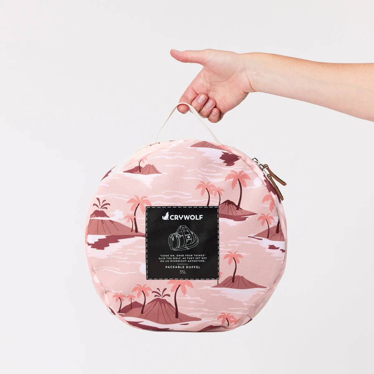 Crywolf Packable Duffel - Sunset Lost Island