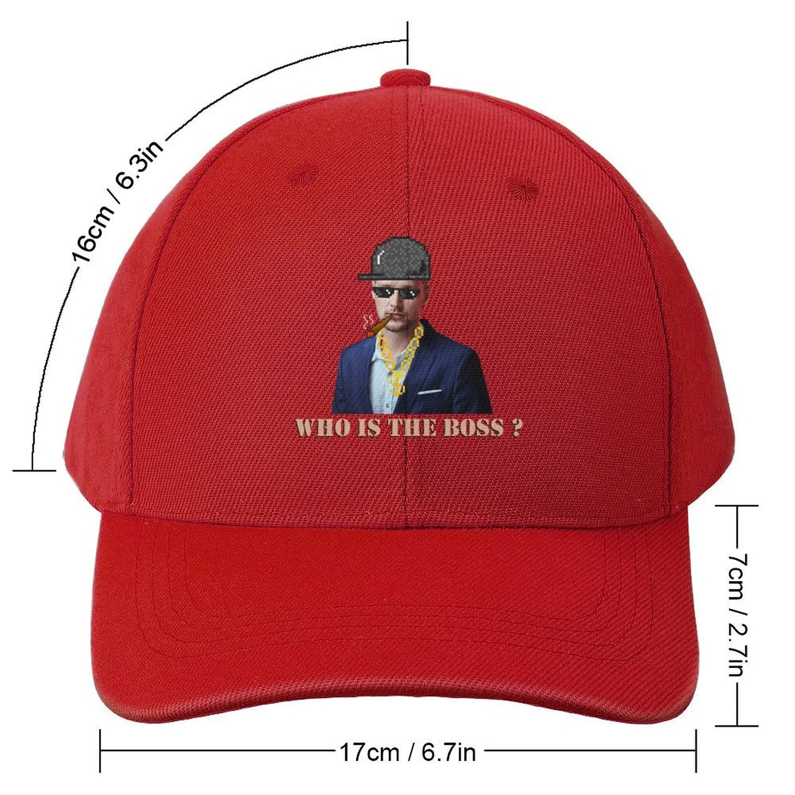 Custom Boss Face Hat Photo Shirt and Personalized Duffel Bag for Company for Team Building for Business
