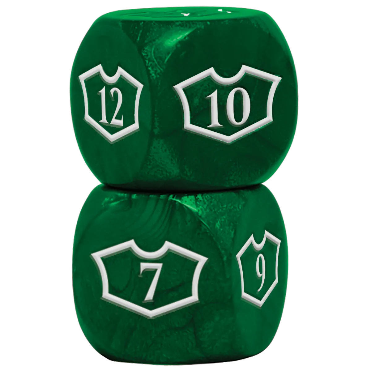 Deluxe D6 Loyalty Dice Set (4ct) with 7-12 for Magic: The Gathering