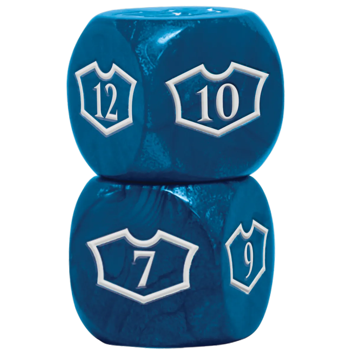 Deluxe D6 Loyalty Dice Set (4ct) with 7-12 for Magic: The Gathering
