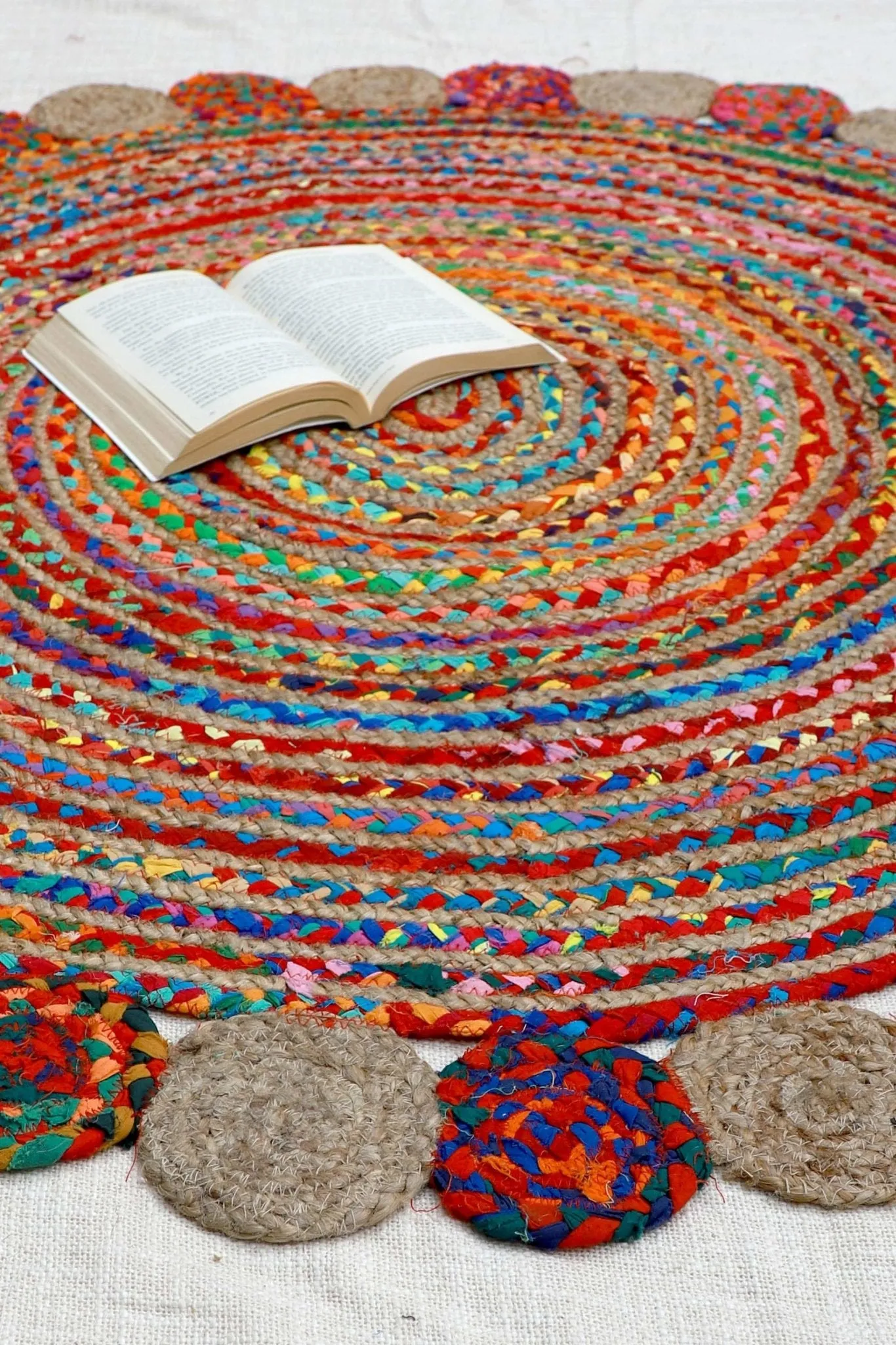 DOUBLEA - ROUND JUTE  RUG