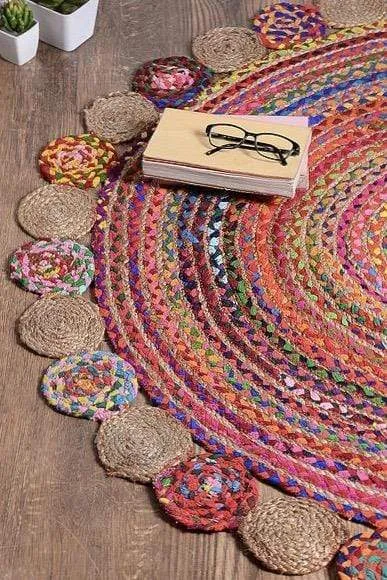 DOUBLEA - ROUND JUTE  RUG