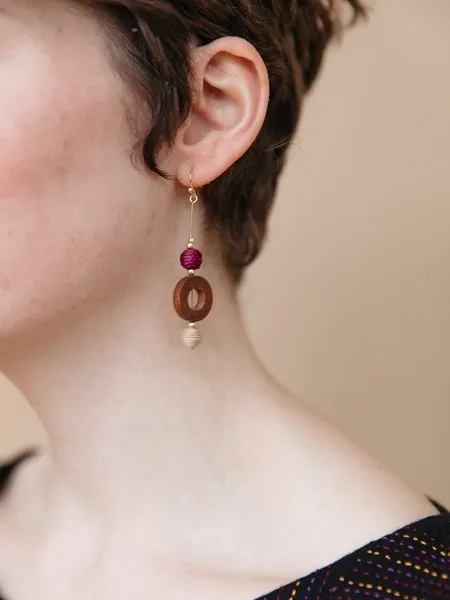 Epice Drop Earrings by Mata Traders