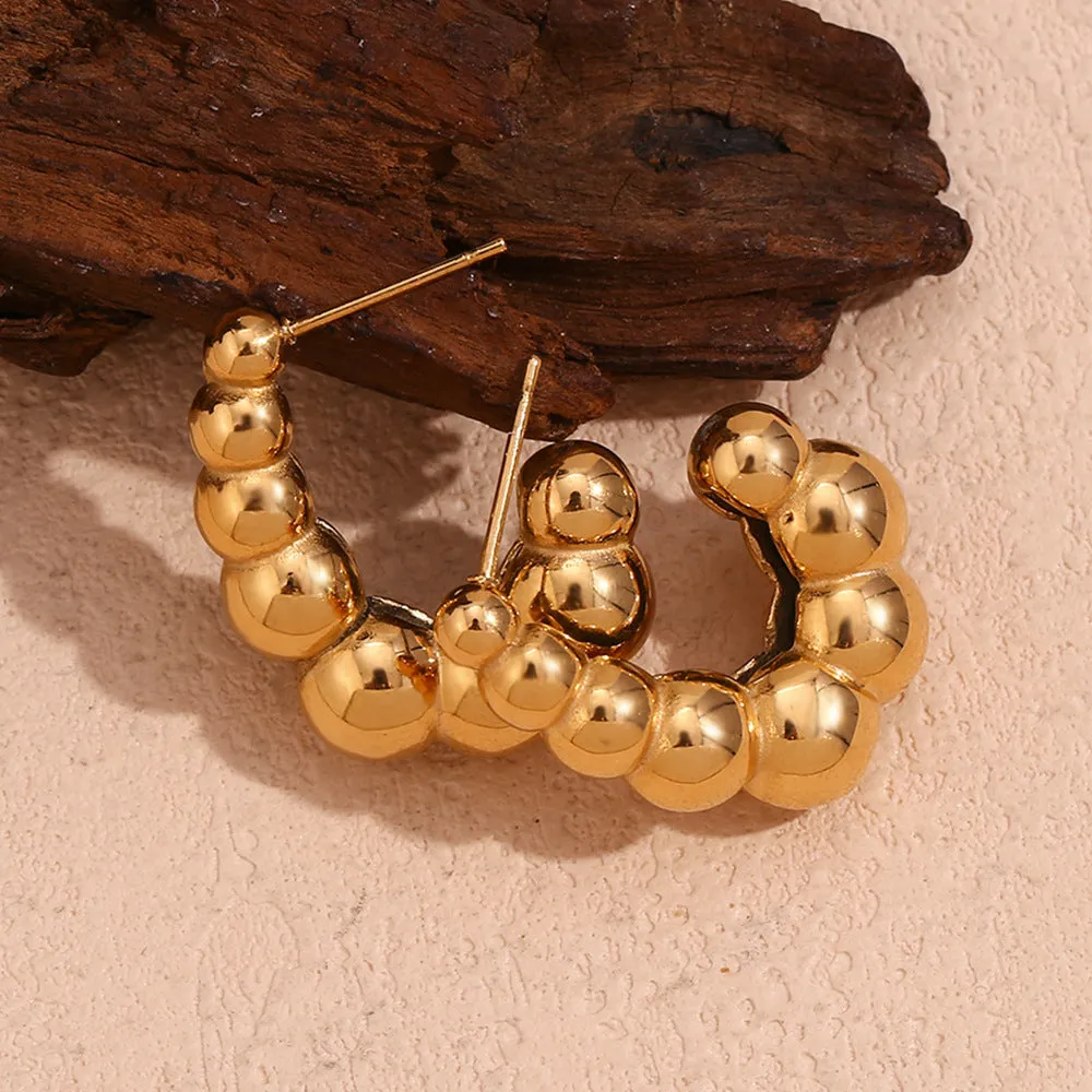 Golden Seashell Earrings