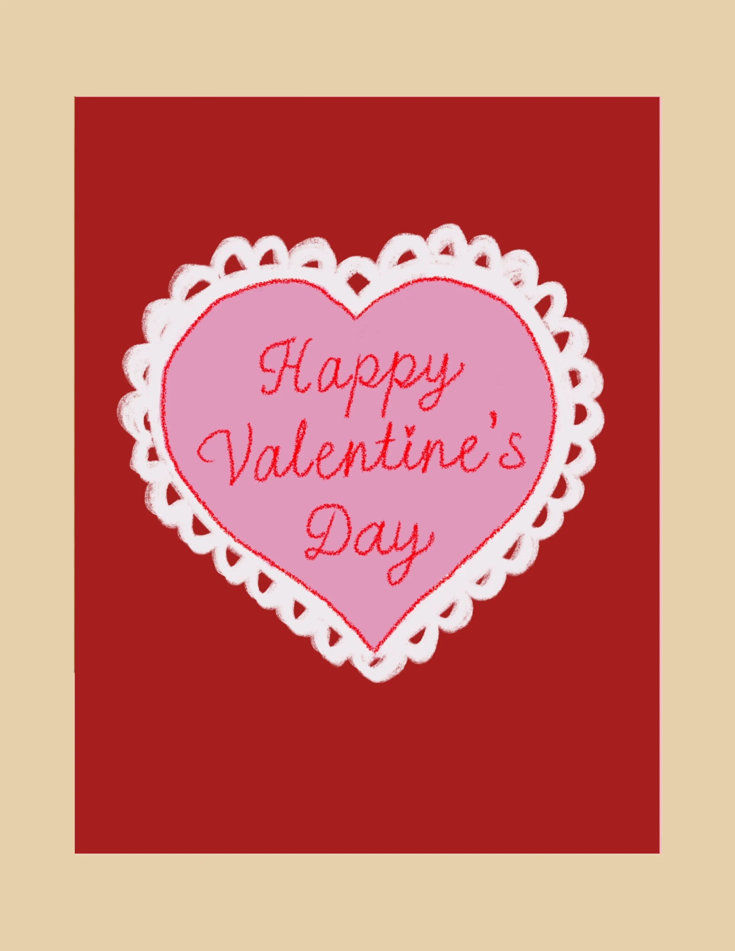 Greeting Card - Happy Valentine's Day