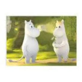 Greeting Card Moomintroll And Snorkmaiden From Moominvalley TV Series