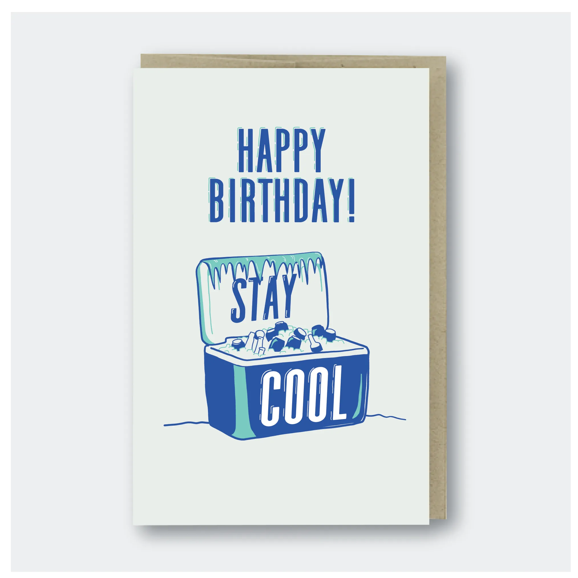 Happy Birthday Cooler Greeting Card