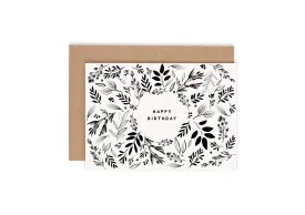 Happy Birthday Floral Card