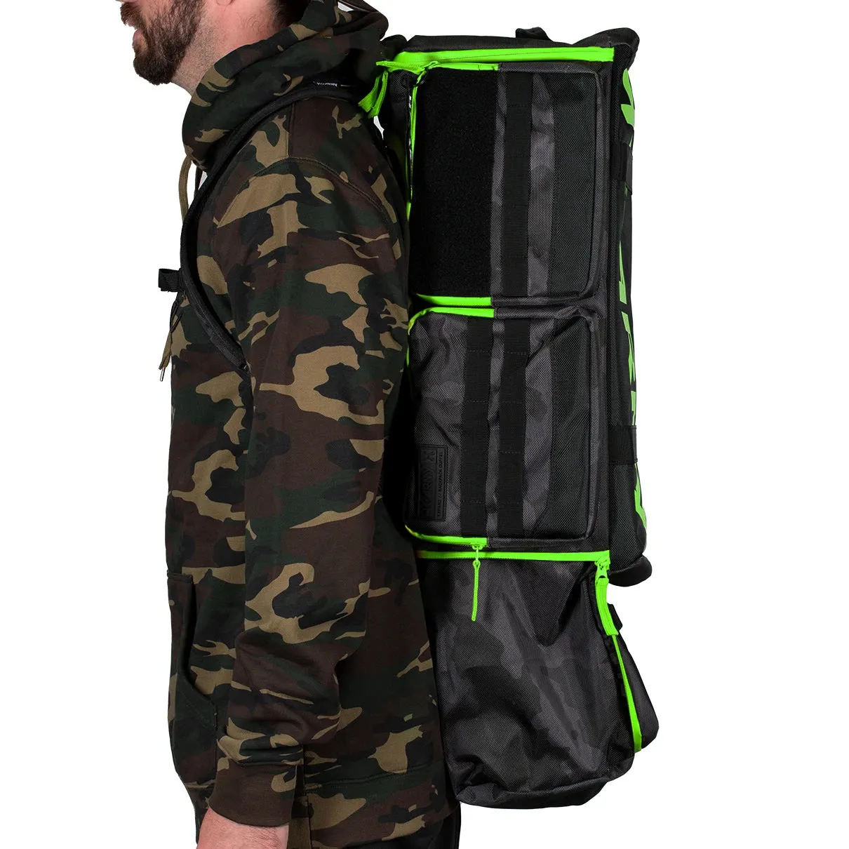 HK Army Expand Backpack Gearbag - Shroud Black / Green