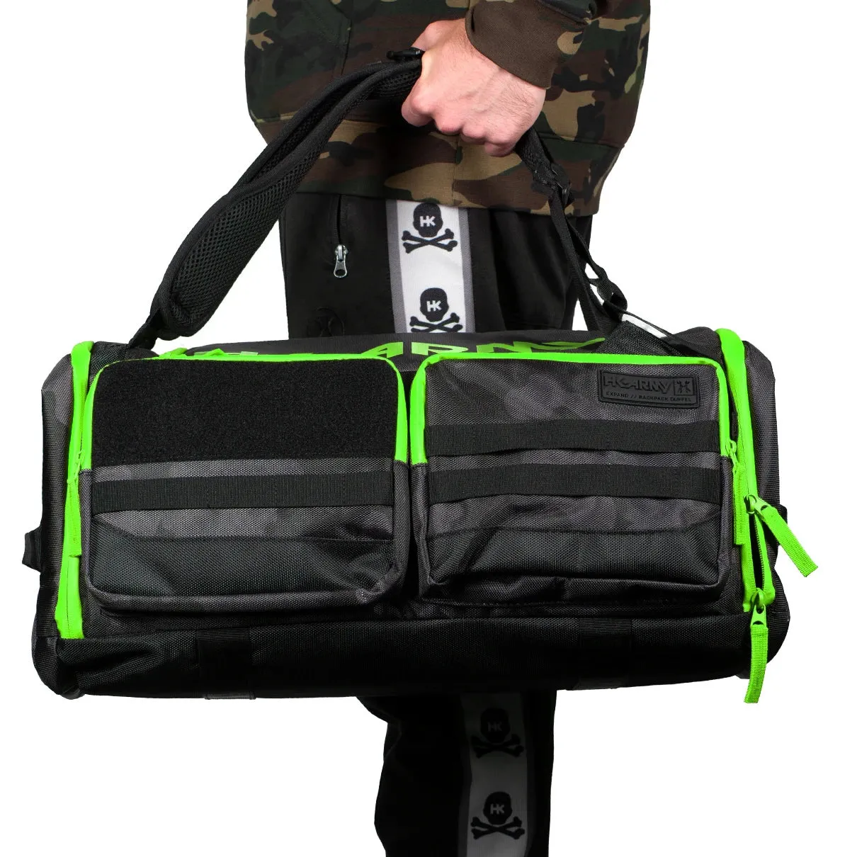 HK Army Expand Backpack Gearbag - Shroud Black / Green