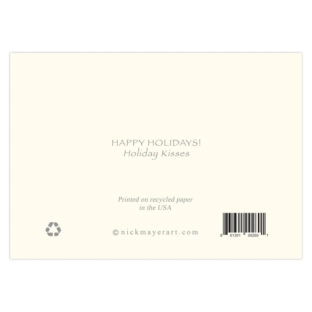 Holiday Kisses Cards, Whales