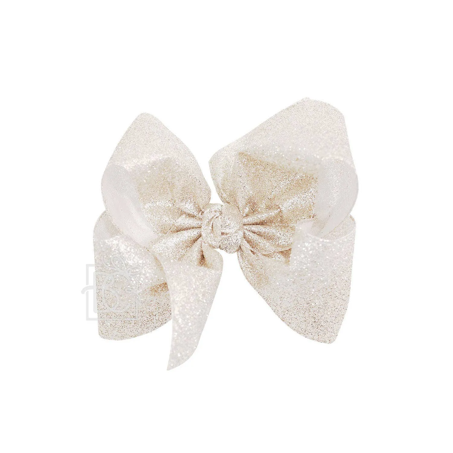Huge Glitter Metallic Bow