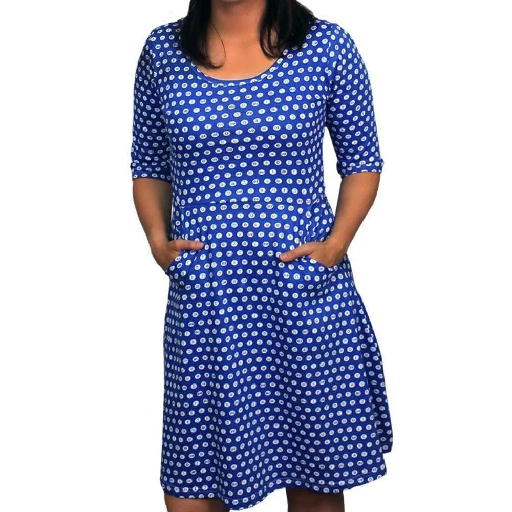International Phonetic Symbols Polka Dots Dress