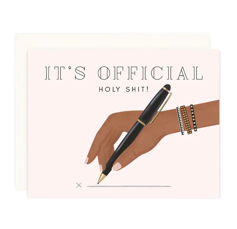 It's Official (supernova) Greeting Card