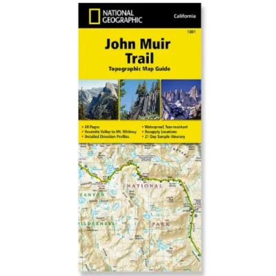 John Muir Trail Pack Map Booklet