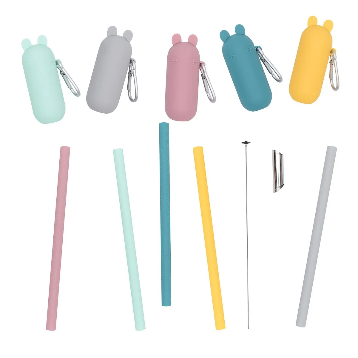 Keepie   Bubble Tea Straw Set - Yellow