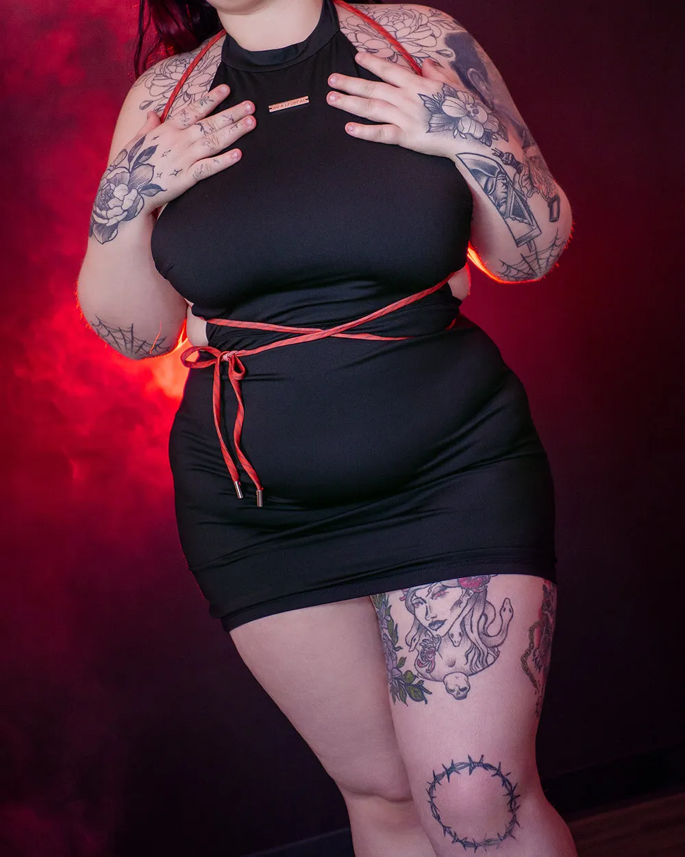 Kill Shibari Crossed Out Dress