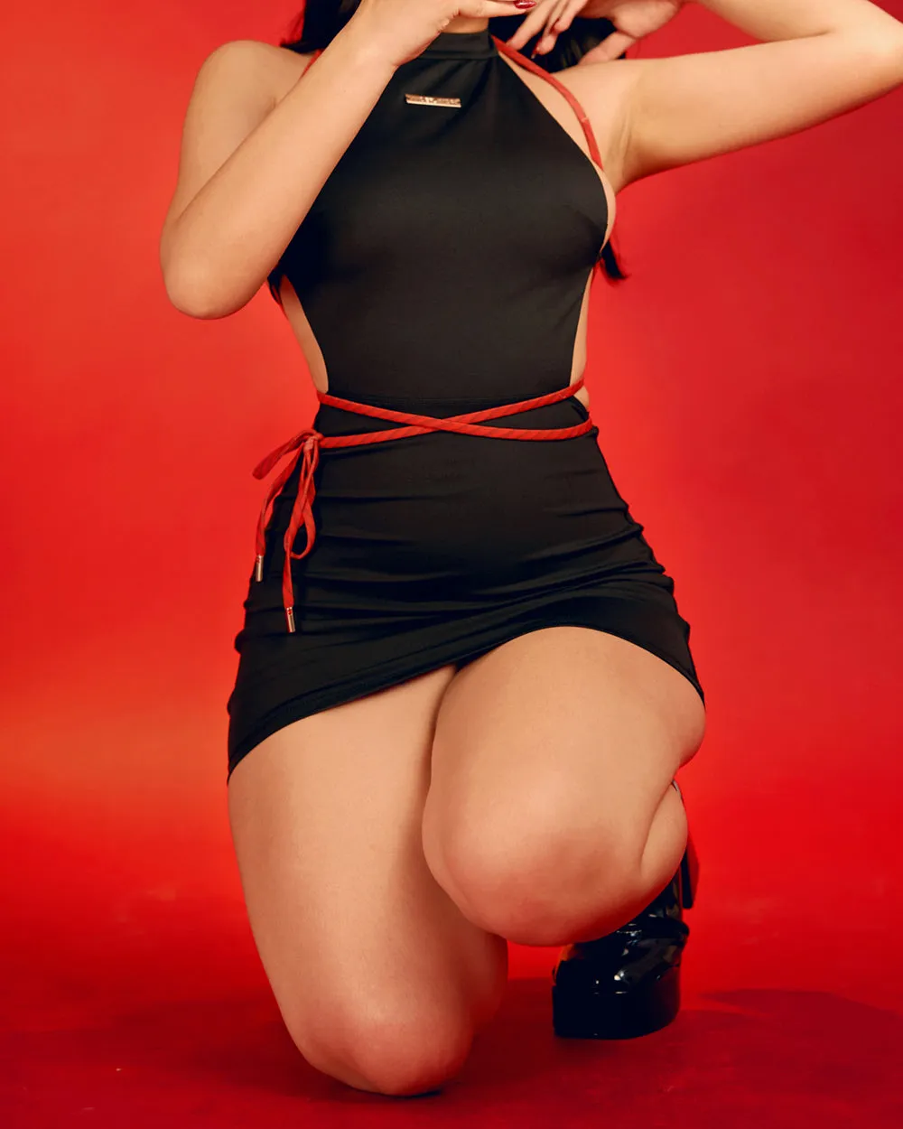 Kill Shibari Crossed Out Dress