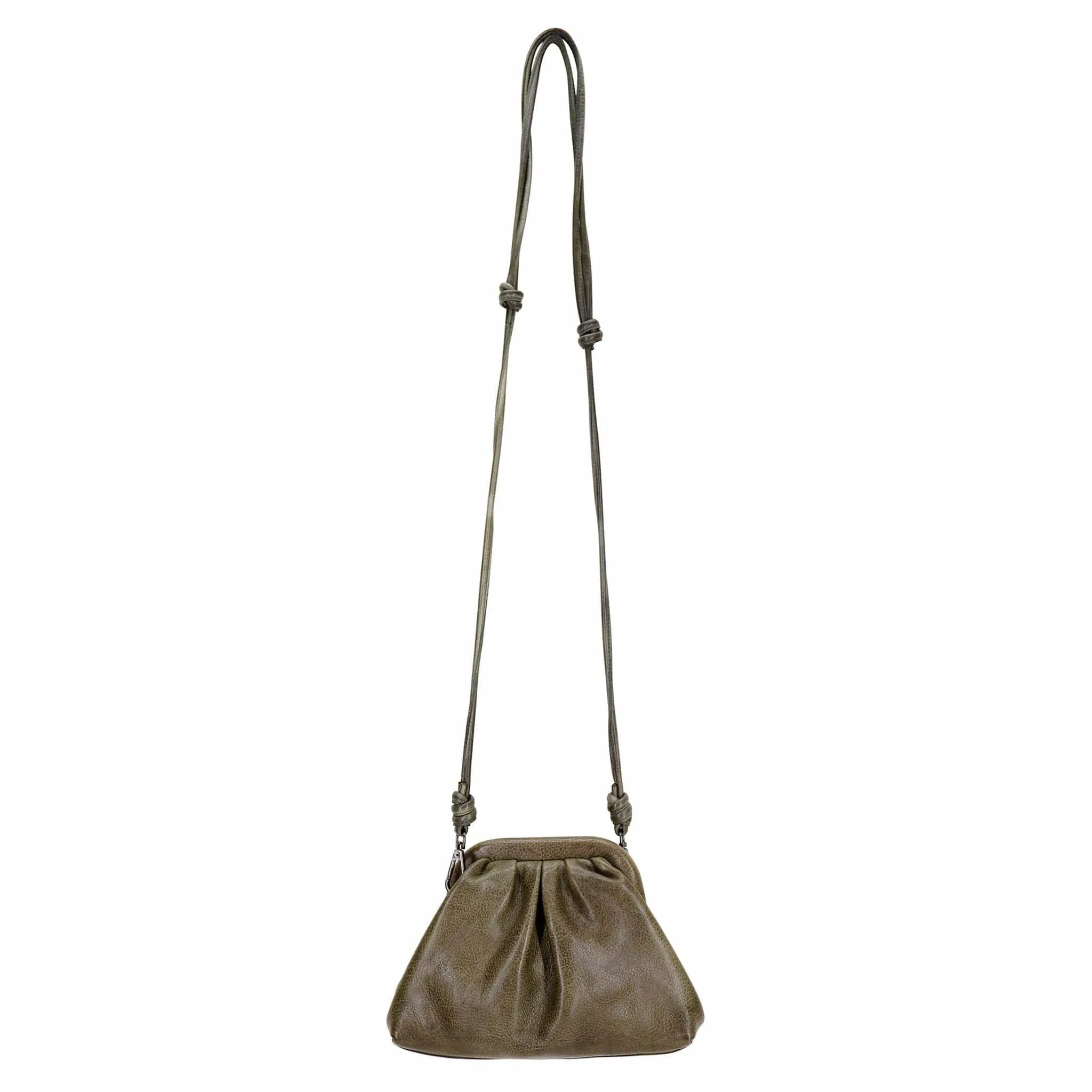 Layla Handcrafted Leather Crossbody Bags: Cognac