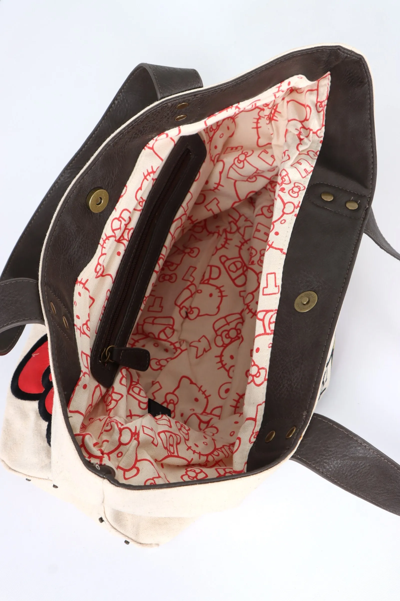 LOUNGEFLY Hello Kitty 40th Anniversary Canvas Tote Bag