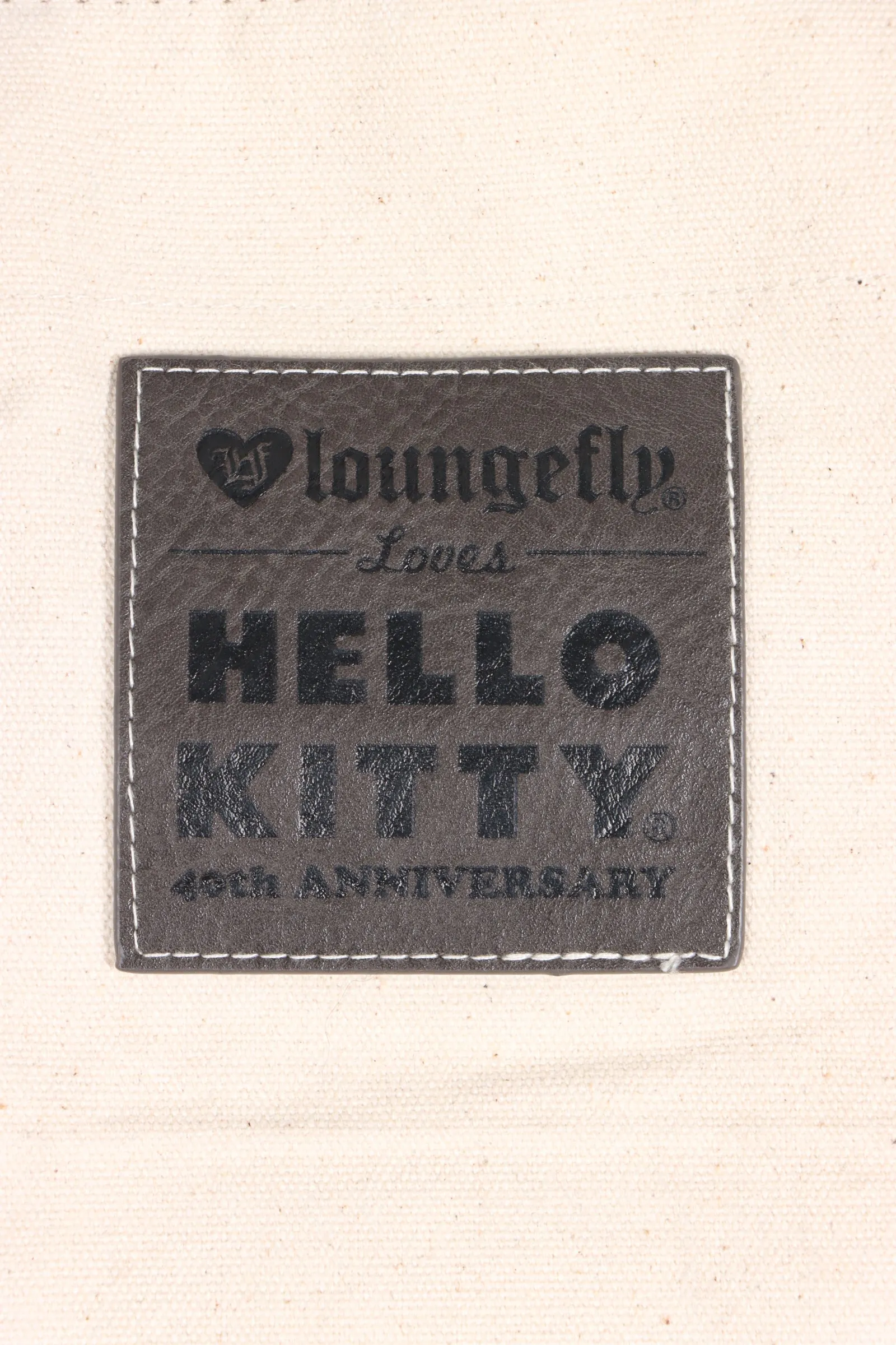 LOUNGEFLY Hello Kitty 40th Anniversary Canvas Tote Bag
