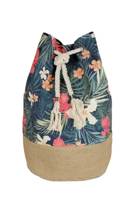 MBB0032 Tropical Flower Beach Bag (BACKPACK)