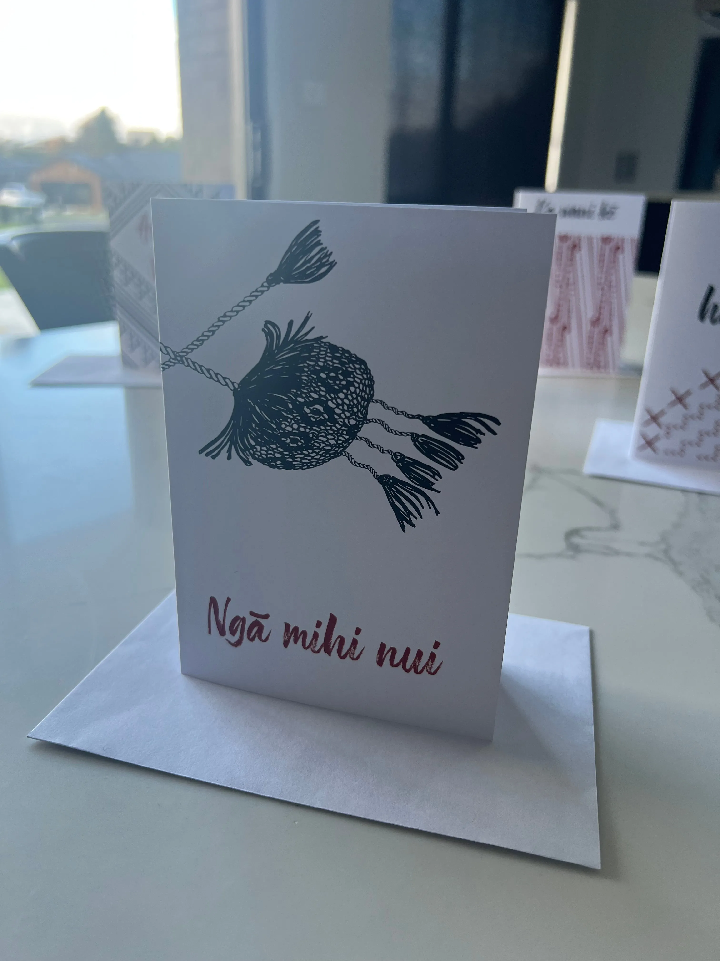 Ngā mihi nui - Folded Card