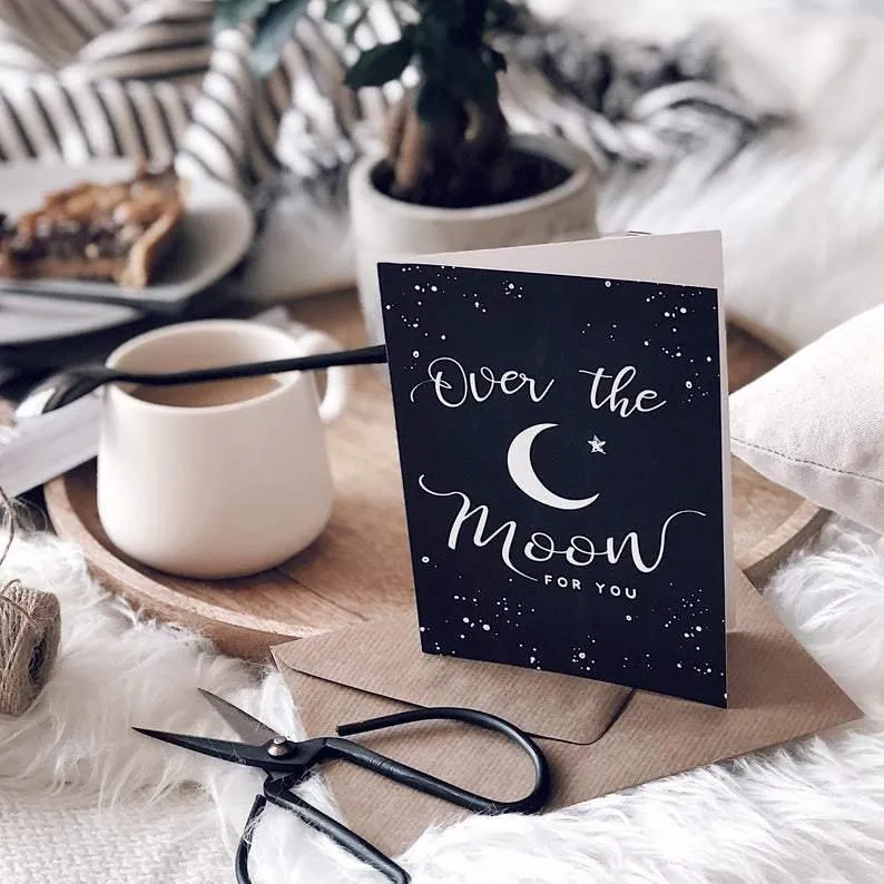 Over the Moon Celebration Card