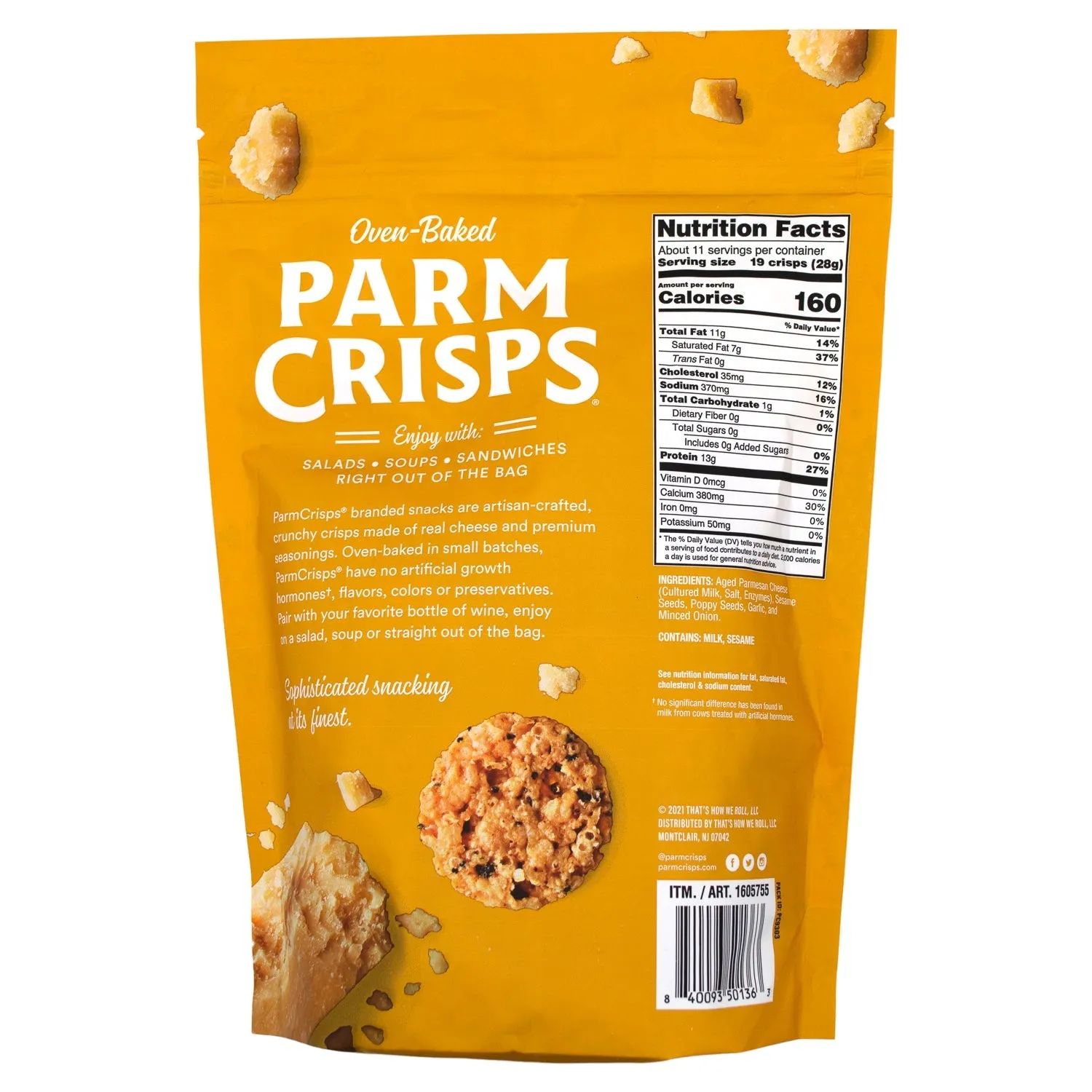 ParmCrisps Oven-Baked Cheese Snacks