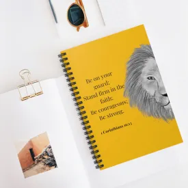 "Courage" Spiral Notebook - Ruled Line