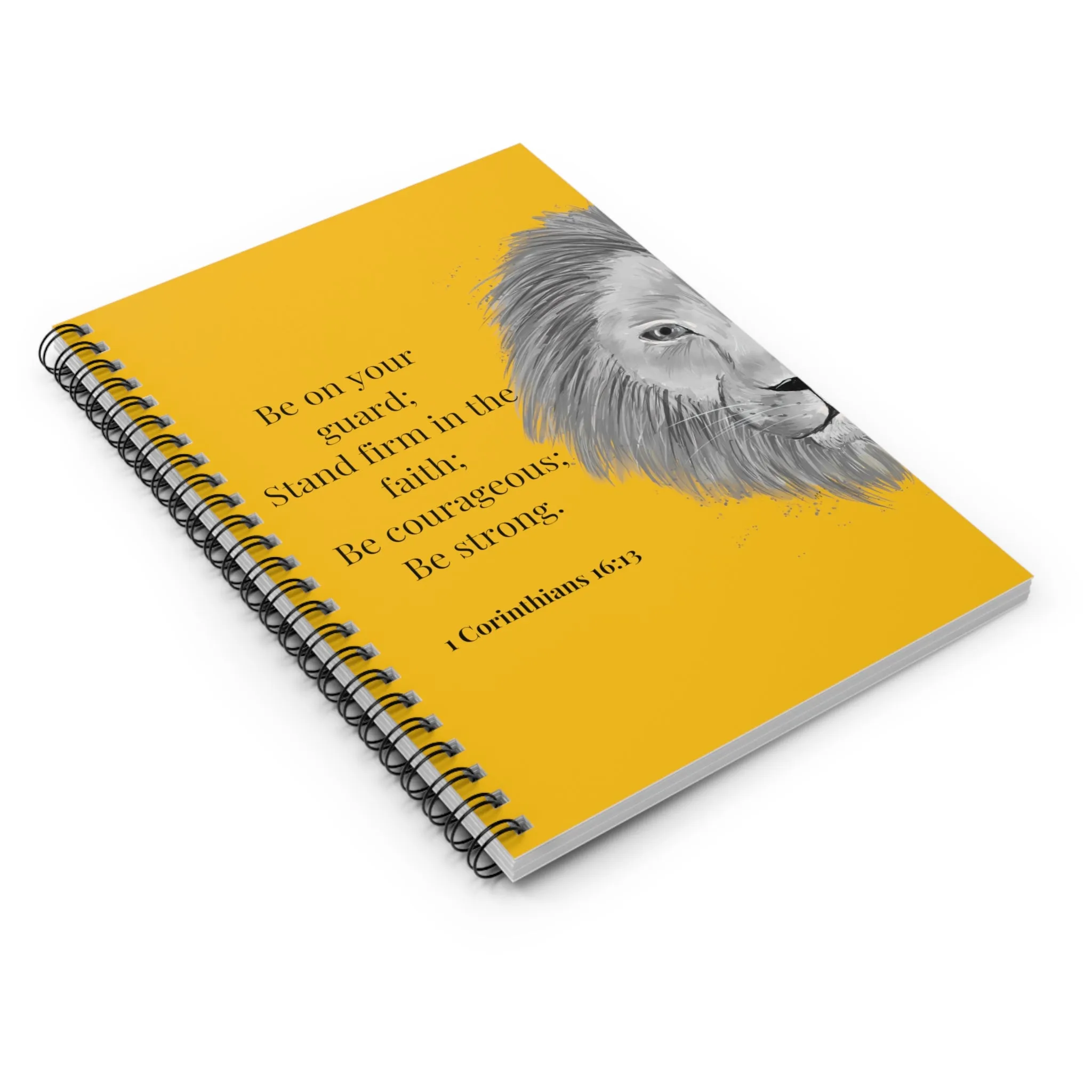 "Courage" Spiral Notebook - Ruled Line