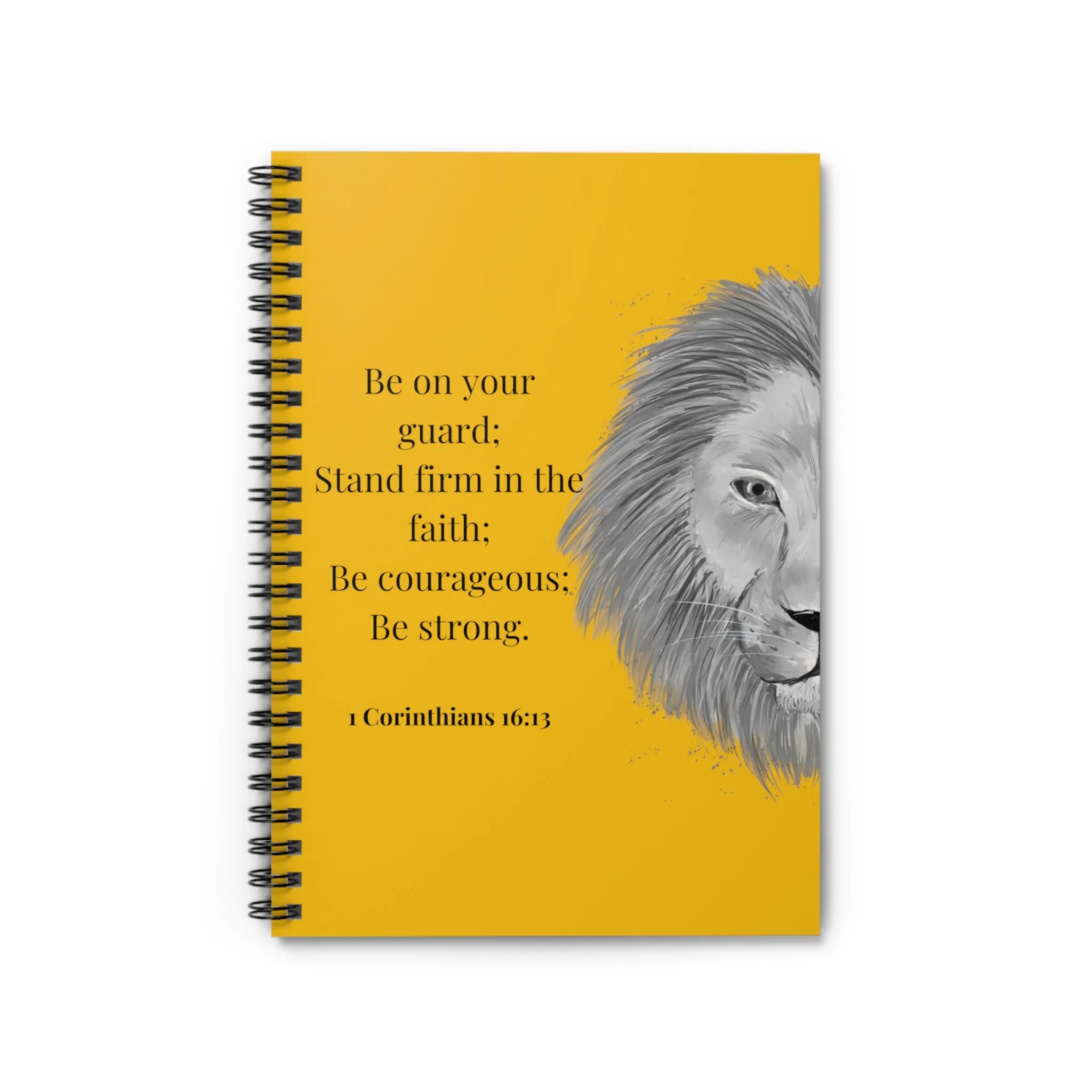 "Courage" Spiral Notebook - Ruled Line