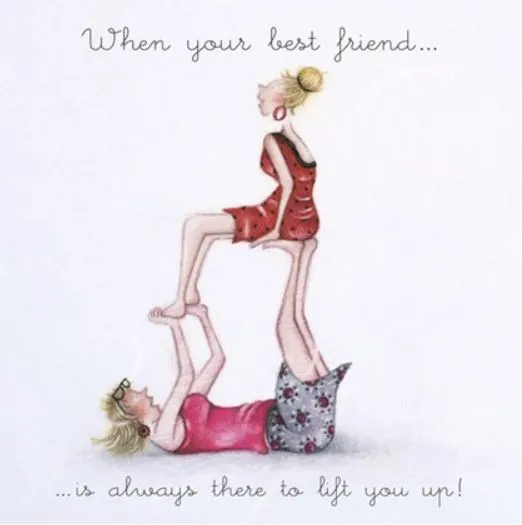 "When Your best Friend...." Greeting Card from Berni Parker
