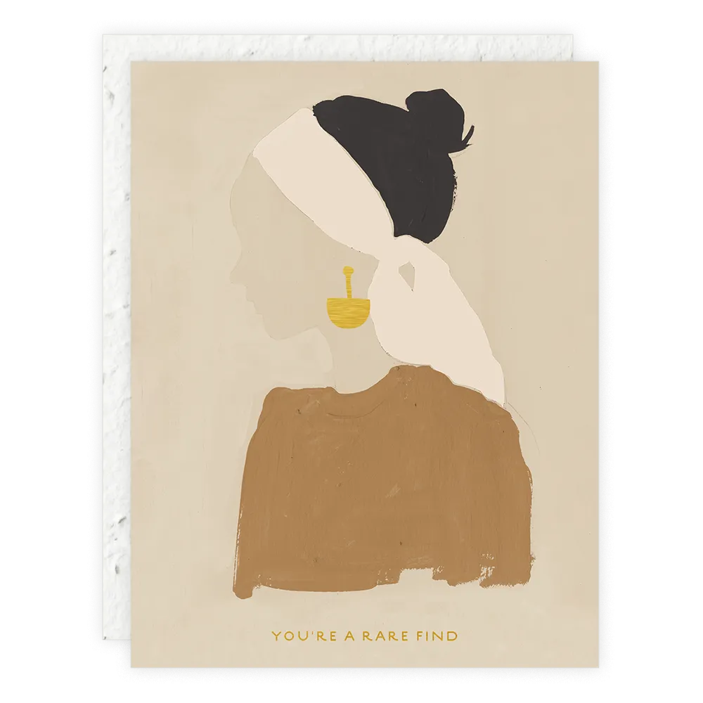 Rare Find Girl - Love   Friendship Card