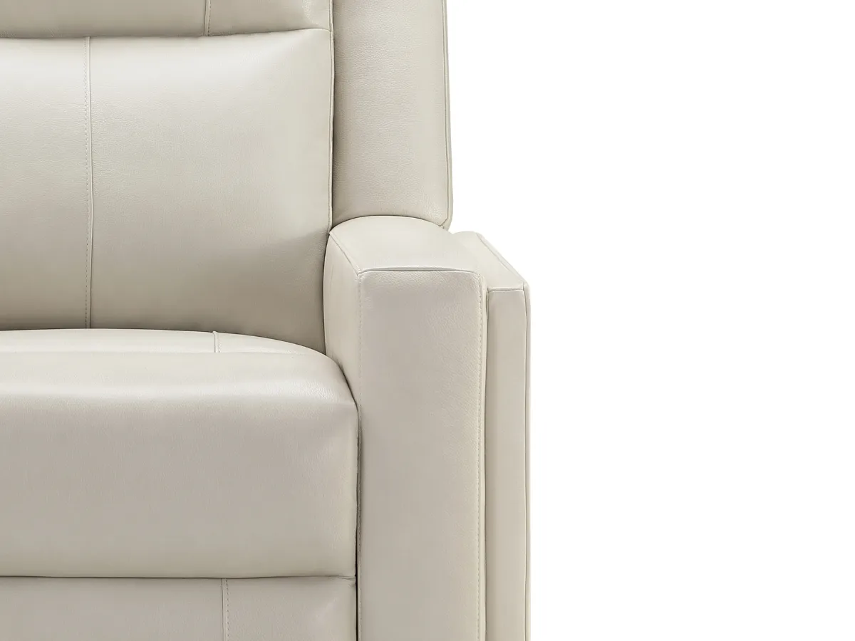 Rhodes 3-pc Top-Grain Leather Manual Reclining Set