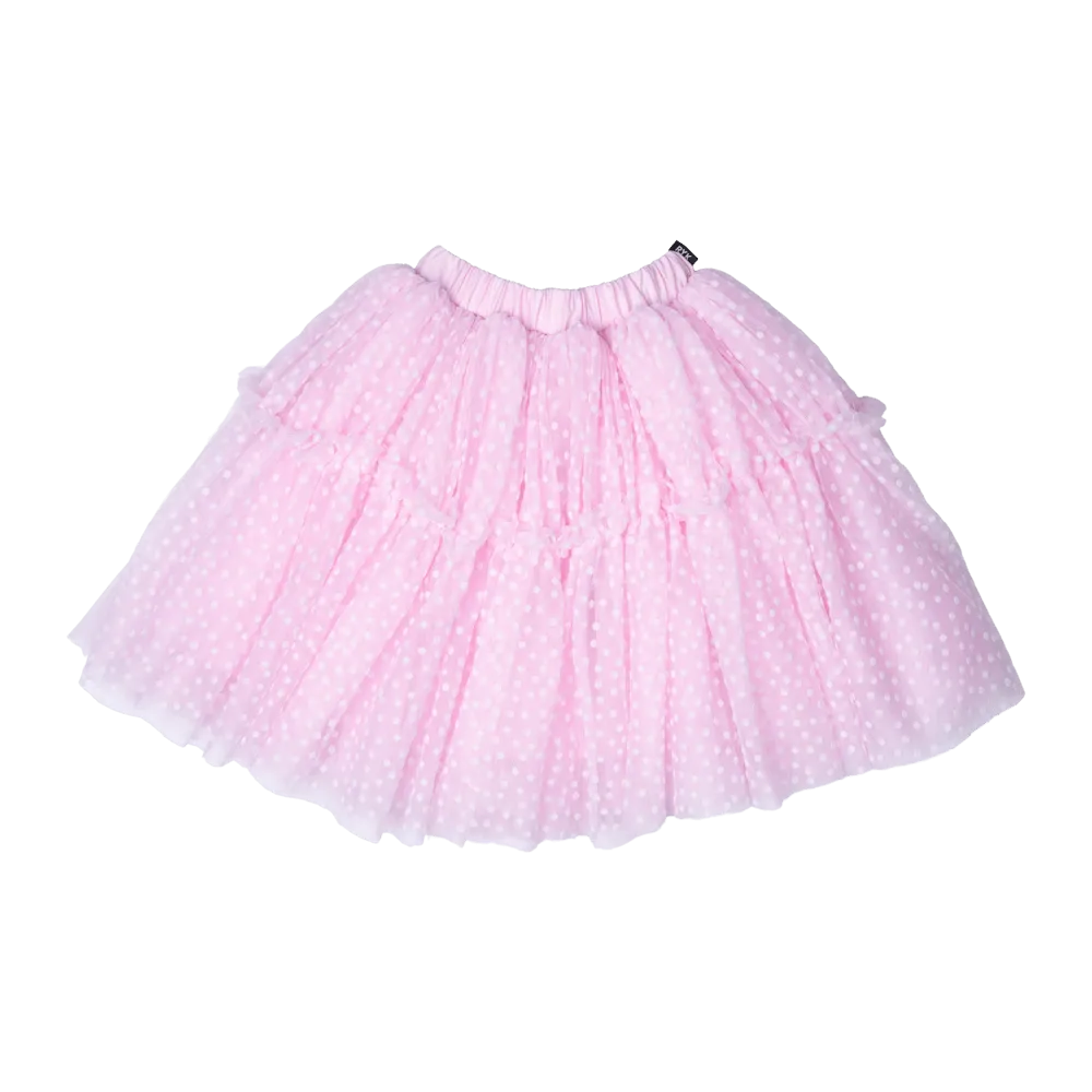Rock Your Baby Tulle Skirt - Pink Polka Dot