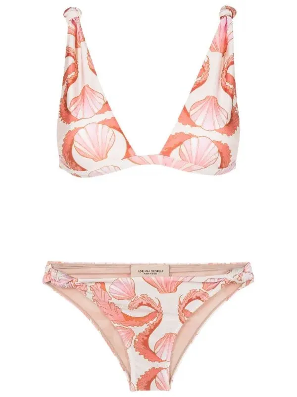 Seashell Long Triangle Bikini