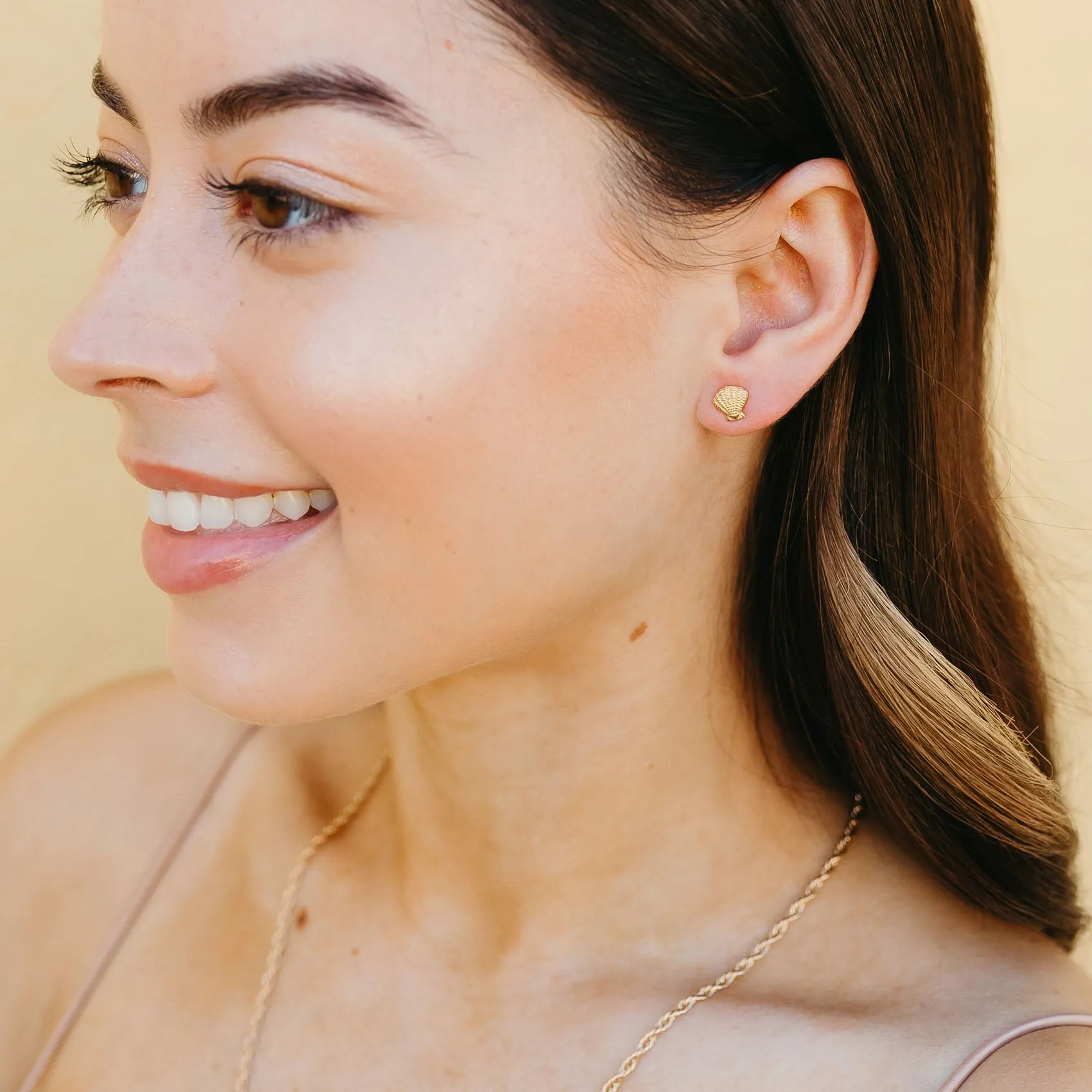 Seashell Stud Earrings