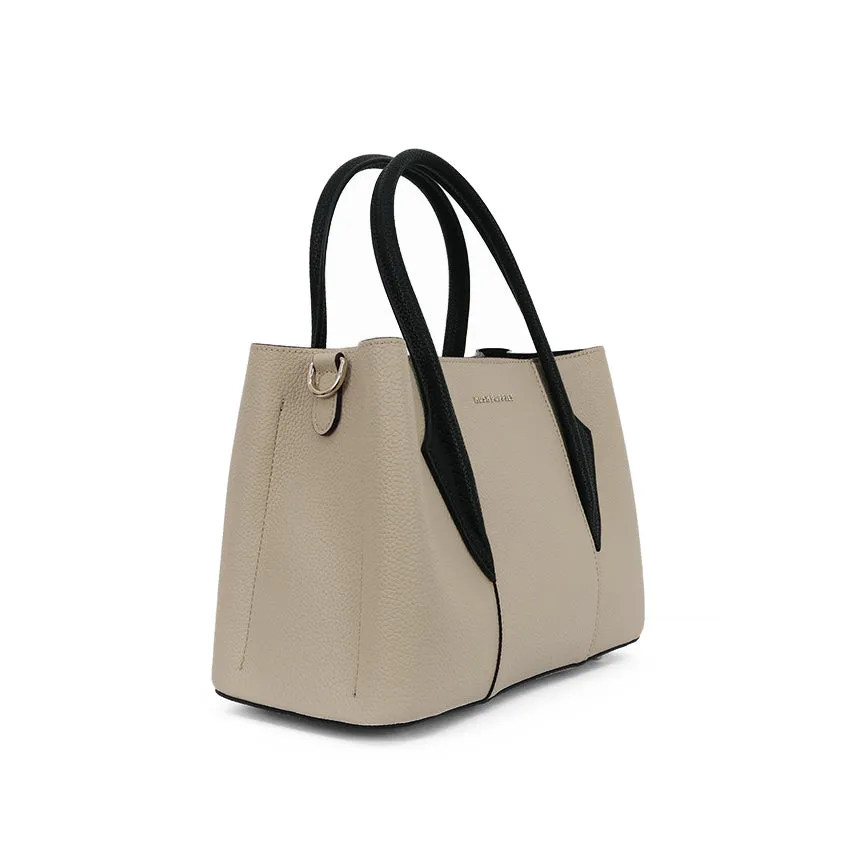 Shyla Top Handle (L) Women's Bag - Stone