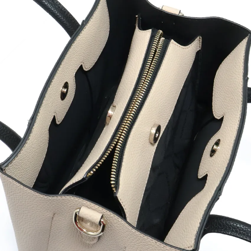 Shyla Top Handle (L) Women's Bag - Stone