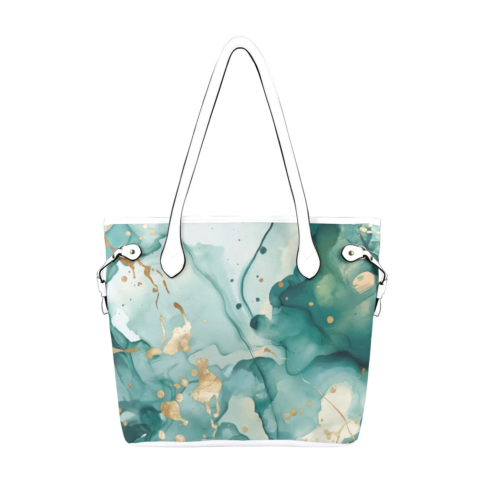 Splash Clover Canvas Tote Bag