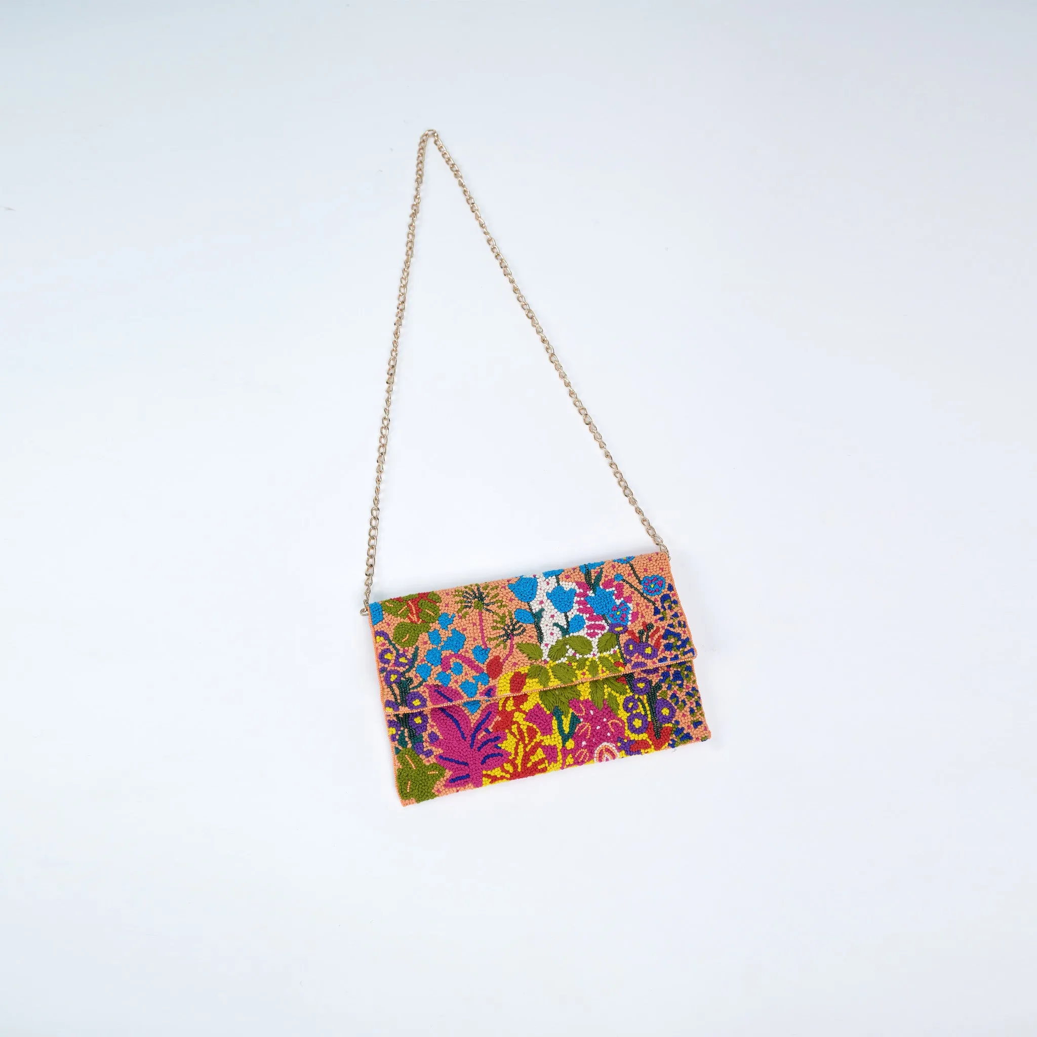 SPRING GODDESS CLUTCH - CARROT