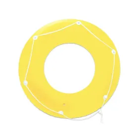 Strand 42" YELLOW Neon Frost Inflatable Tube w/ Rope IN36045
