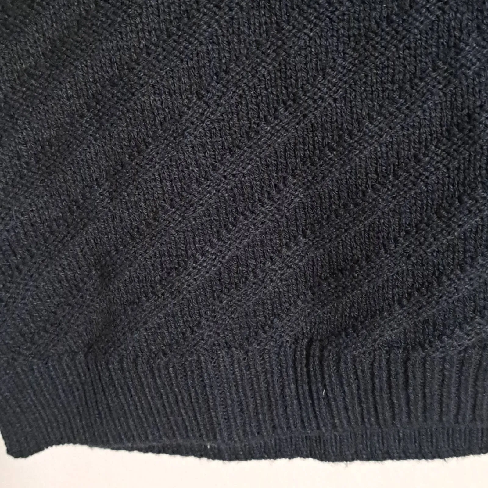 Style & Co Envelope-Neck Tunic Sweater Black