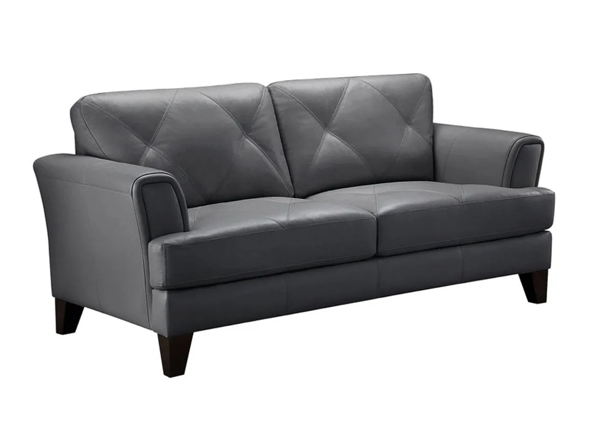 Swinton Leather Loveseat