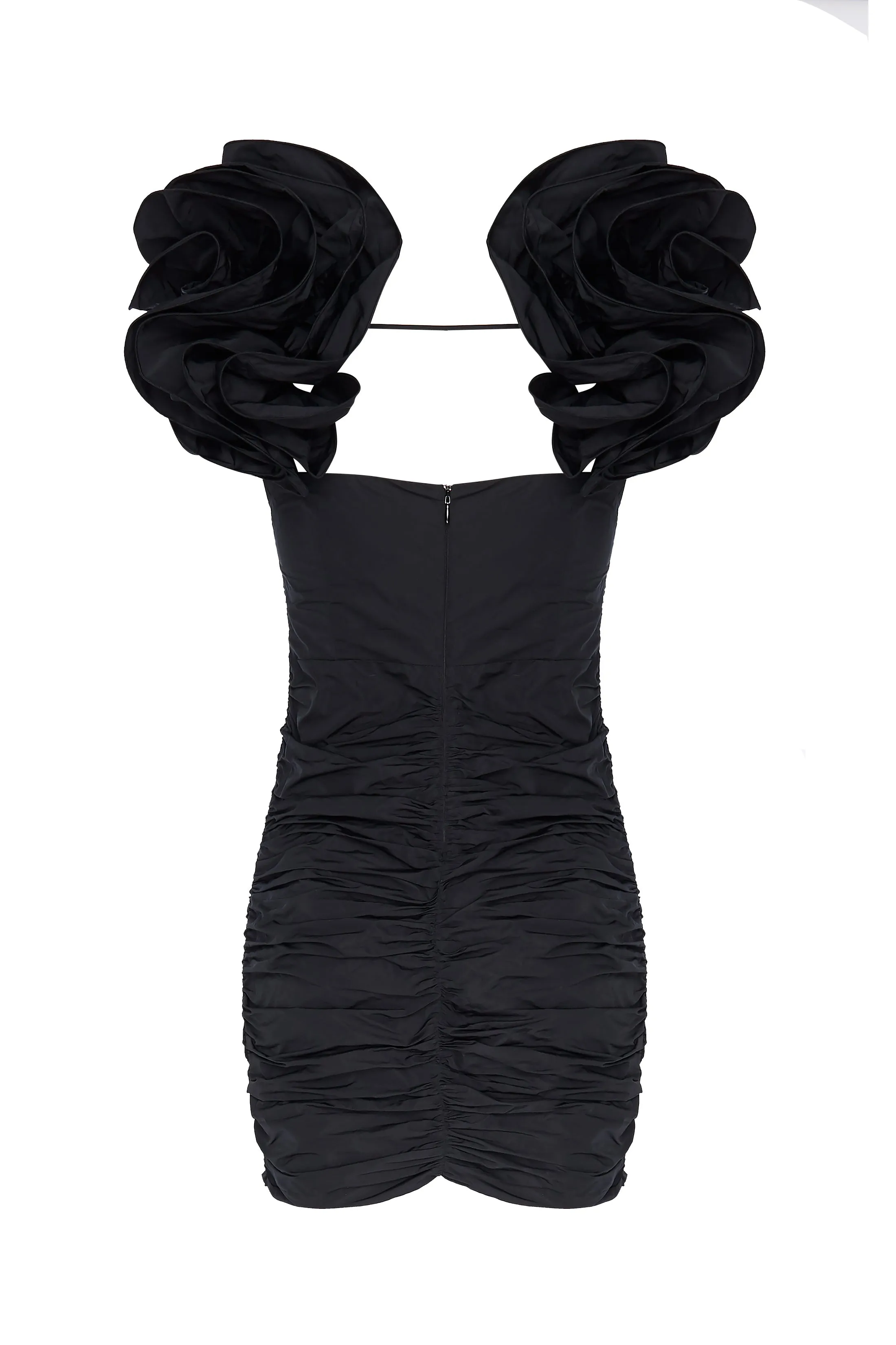 Tarfetta Rushed Black Mini Dress